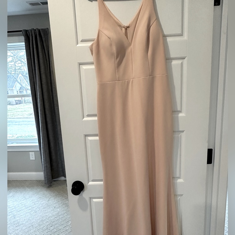 BHLDN Pink Bridesmaid Dress, Bridal Size 10 (reg. size 6)